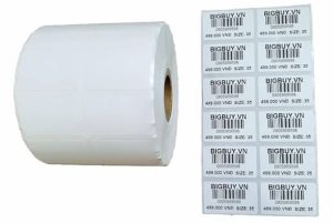 Giấy in mã vạch 2 tem có những kích thước nào?